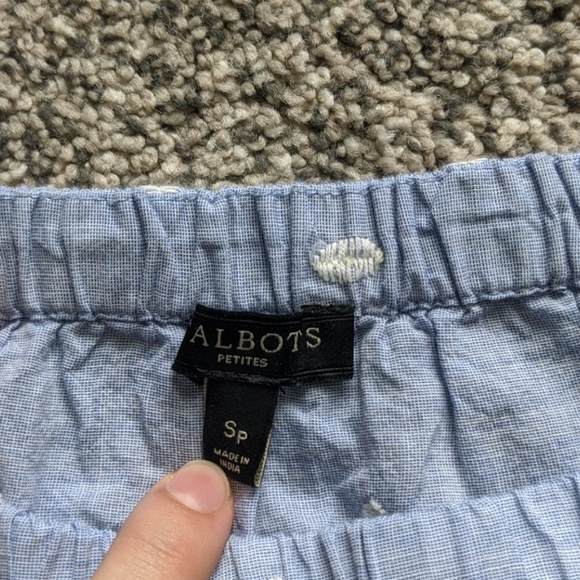 Blue and White Embroidered Blouse - Picture 2 of 3